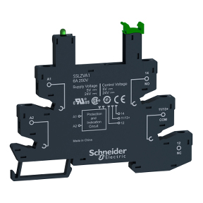 Schneider Electric Interface Base; Universal; 5VDC / 24VDC IN; DIN Rail; Spring-Cage Connection